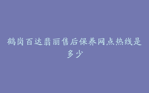 鹤岗百达翡丽售后保养网点热线是多少