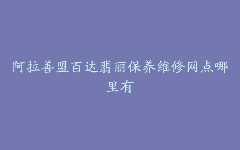 阿拉善盟百达翡丽保养维修网点哪里有