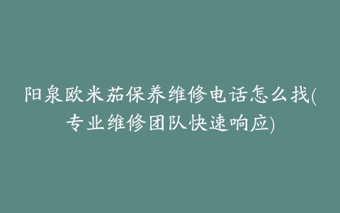 阳泉欧米茄保养维修电话怎么找(专业维修团队快速响应)