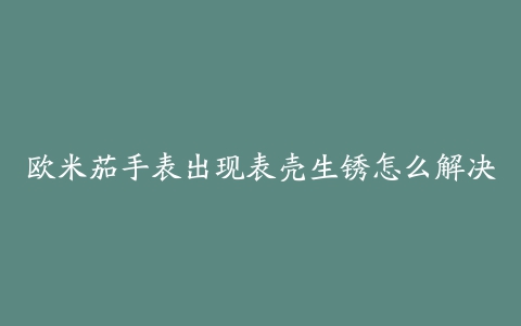 欧米茄手表出现表壳生锈怎么解决