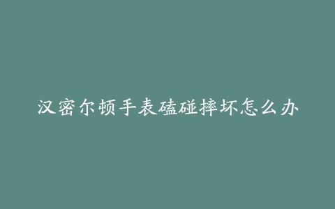 汉密尔顿手表磕碰摔坏怎么办