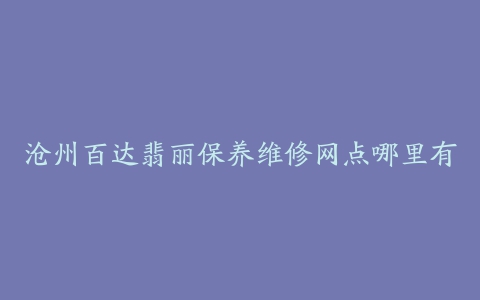 沧州百达翡丽保养维修网点哪里有