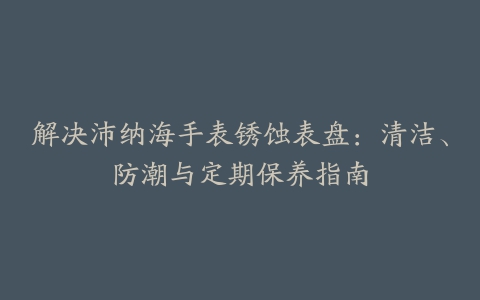 解决沛纳海手表锈蚀表盘：清洁、防潮与定期保养指南